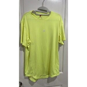 Wilson Performance T-Shirt Men’s Large Neon Yellow Athletic Short
